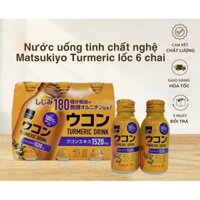 Nước Uống Tinh Chất Nghệ Nano Curcumin MATSUKIYO Nhật Bản (lốc 6 chai)