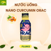 Nước Uống Tinh Chất Nghệ Nano Curcumin ORAC FUJIKO Đông Trùng Hạ Thảo Vitamin Sữa Ong Chúa 10 chai
