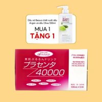 Nước Uống Tinh Chất Nhau Thai Dr Placen Collagen Plan Do See Placenta DP 40000 100ml x 10 Lọ Nhật Bản