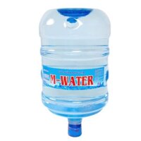 Nước uống tinh khiết M-Water 20L bình úp