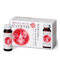 Nước uống Trắng Da Collagen Pure White Shiseido - Full hộp 10 lon