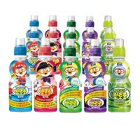 Nước Uống Trẻ Em Pororo 235ml 5 vị x 3 gói, 1bộ (Sữa x3, Dâu tây x3, Táo x3, Việt quất x3, Nho xanh x3)