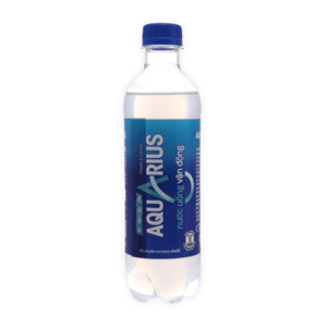 Nước uống vận động Aquarius - 390ml, 6 chai