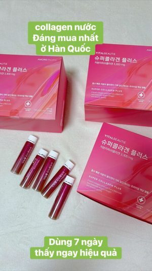 Nước uống VB Vital Beautie Super Collagen thùng 30 chai 20 ml của Hàn Quốc