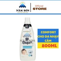 Nước xả  Comfort mềm vải cho da nhạy cảm chai 800ml