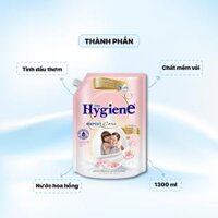 Nước xả Hygiene túi 1300ml - Màu Hồng (Blooming Touch - Hokkaido Milk Serum)