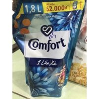 Nước xả làm mềm vải 1 lần xả Comfort  hương ban mai 1,8l