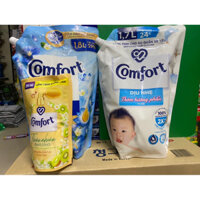 Nước xả quần áo Comfort 1.7l cho da nhạy cảm và 1 lần xả hương ban mai