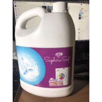 Nước xã quần áo Saphira Soft cả máy cửa trước Can 3.6l