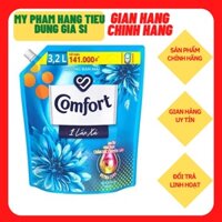 Nước xả vải comfor 1 lần xả hương ban mai túi 3.2L (mẫu mới)