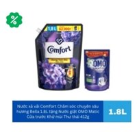 Nước xả vải comfort 1.8lit. Hương nước hoa thiên nhiên