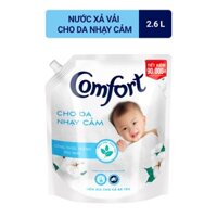 Nước xả vải Comfort Cho Da Nhạy Cảm túi 2.6L