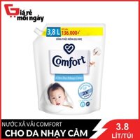 Nước xả vải Comfort Cho Da Nhạy Cảm Túi 3.8L