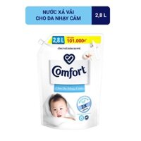 Nước Xả Vải Comfort Cho Da Nhạy Cảm (2,8L/Túi) - Phù Hợp Với Làn Da Em Bé