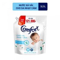 Nước Xả Vải Comfort Da Nhạy Cảm Túi 3.2L