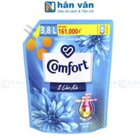 Nước Xả Vải Comfort Đậm Đặc 1 Lần Xả Hương Ban Mai - Túi 3.8L