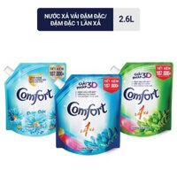 Nước xả vải Comfort đậm đặc 1 túi 2.6L