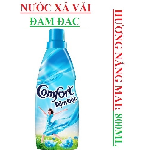 Nước Xả Vải Comfort Đậm Đặc Hương Ban Mai Chai 800 ML