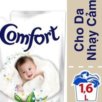 Nước Xả Vải Comfort Đậm Đặc Cho Da Nhạy Cảm Túi 1.6L