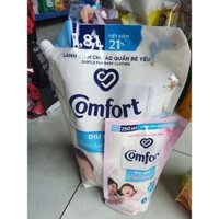 nước xã vải comfort,  downy 1l8