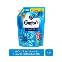 Nước xả vải Comfort hương ban mai túi 1,8L