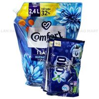 Nước xả vải Comfort một lần xả hương ban mai túi 2.4 lít
