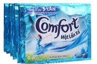 Nước Xả Vải Comfort Một Lần Xả Hương Ban Mai Gói 21ml (10 Gói)