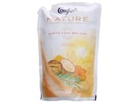 Nước xả vải Comfort Nature chiết xuất dầu dừa và nha đam túi 1.6 lít
