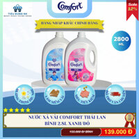 Nước xả vải Comfort Thái Lan 2800ml (loại xanh, hồng) giúp làm sạch vết bẩn, mềm vải, hương thơm dịu nhẹ