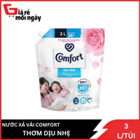 Nước Xả Vải Comfort Thơm Dịu Êm Cho Quần Áo Bé Yêu Túi 3L