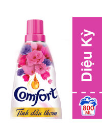 Nước Xả Vải Comfort Tinh Dầu Thơm Diệu Kỳ (chai 800ml)