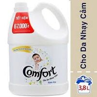 Nước xả vải Comfort trắng can 3,8L