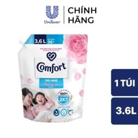Nước xả vải Comfort trắng dịu nhẹ túi 3 lít