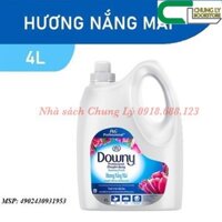 Nước xả vải Downy can 4l nắng mai