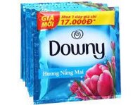 Nước xả vải Downy đậm đặc, chống khuẩn-hương nắng mai, dây (20mlx10)