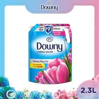Nước Xả Vải Downy Hương Nắng Mai, Chống khuẩn Dạng Túi (2.3 Lít)