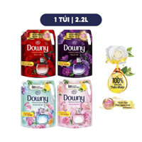 Nước Xả Vải Downy Tinh Dầu Thiên Nhiên/Nước Hoa Cao Cấp nhiều mùi hương Túi 2.2L-2.4L