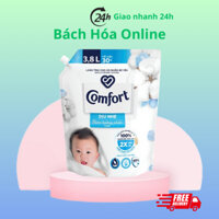 Nước xả vải em bé Comfort 3.8L túi khử mùi hôi sữa hay chất thải của bé trên áo quần