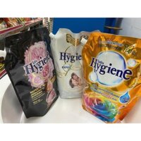 Nước xả vải Hygiene Đủ Loại Đen-Hồng-Trắng-Tím-Cam-Xanh Dương Túi 2L