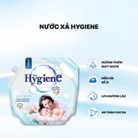 Nước xả vải Hygiene, nước xả vải Thái Lan, hygiene nước xả quần áo thơm lâu hương hoa túi 1800ml