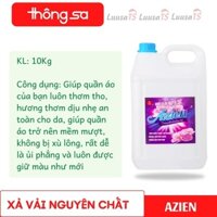 Nước xả vải nguyên chất AZIEN 10kg an toàn cho da, giúp vải mềm mượt, luôn giữ màu như mới - nhóm Hương 2