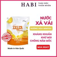 Nước xả vải Pigeon Hàn Quốc, nước xả hương hoa Mimosa giúp kháng khuẩn, bền vải, chống nấm mốc túi 2.1 lít