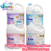 Nước Xả Vải Quần Áo Trẻ Em An Toàn Cho Da Bé D-NEE 2800ml, Đủ Màu Xanh Dương, Xanh Lá, Tím, Hồng, Trắng - Hàng Chính Hãng Dnee Đại Thịnh - MÀU HỒNG