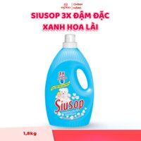 Nước Xả Vải SiuSop 3X Đậm Đặc - Xanh Hoa Lài - 1,8kg