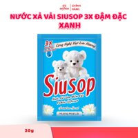 Nước Xả Vải SiuSop 3X Đậm Đặc - Xanh - 20g/ Gói - 40 Gói