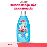 Nước Xả Vải SiuSop 3X Đậm Đặc - Xanh Hoa Lài - 900g