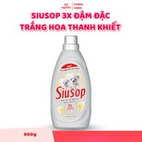 Nước Xả Vải SiuSop 3X Đậm Đặc - Trắng Hoa Thanh Khiết - 900g