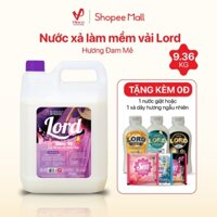 Nước Xả Vải Thơm Cực Lâu Lord Hương Đam Mê Tinh Dầu Hoa Oải Hương Lavender Pháp Đánh Bật Vết Bẩn Không Xơ Vải 9.36kg