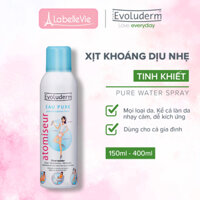 Nước Xịt khoáng Evoluderm giúp dưỡng da cấp ẩm tức thì và làm dịu làn da 150ml (12206)