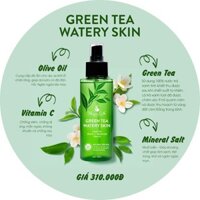 Nước xịt khoáng Huyền Cò Green Tea Watery Skin